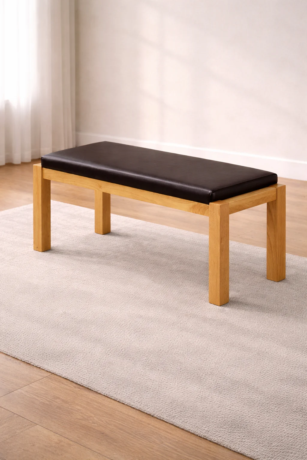 Hamra Dining Set with 2 Benches Natural Oak - Image 6